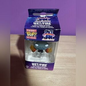 Space Jam Wet/Fire Funko Pop Keychain